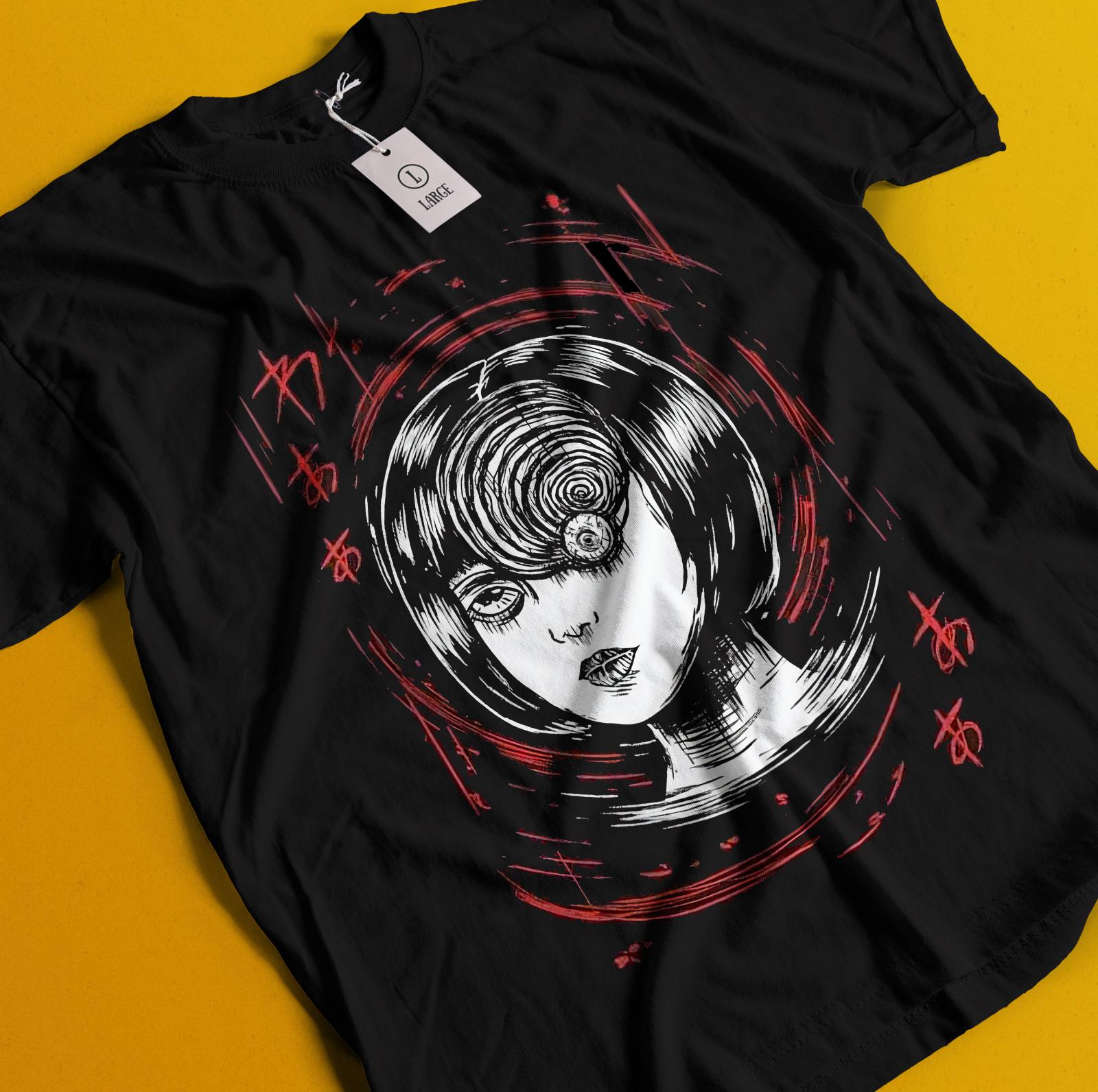 Vintage Horror Anime Love T-Shirt Mens Womens Tees Top Japanese shirt Anime T-Shirt Mens Womens Tees Top Manga GifT Shirt Mens Womens Tees Top 2XL