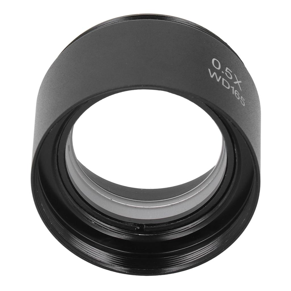 Auxiliary Objective Lens Aluminum Alloy 0.5X Microscope Part for SM Series Stereo Micromirror