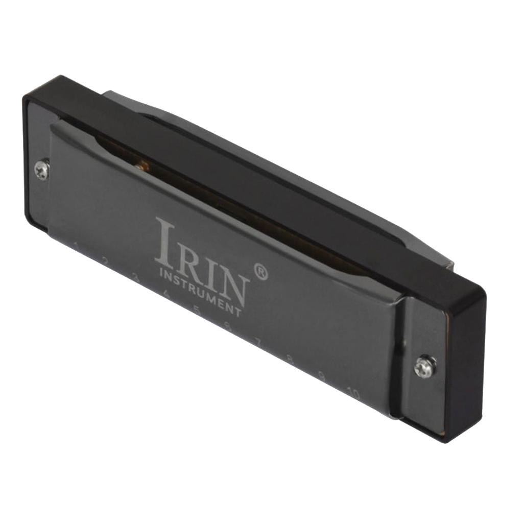 Harmonica 10 Holes Key of Blues Rock Harmonicas Mouth Instrument