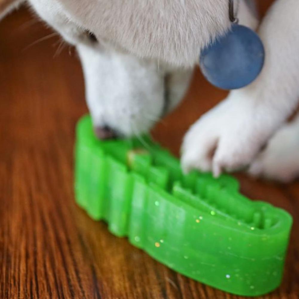 Slow-Feed Chew & Fetch Crocodile Dog Toy, Dogs Slow Feeder Puzzle, Dispensing Dog Toys Slow Eating for Fetch,Chewing & Training