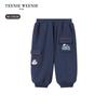 Teenie Weenie Kids Boys' Fleece-Lined Asymmetric Pocket Sweatpants