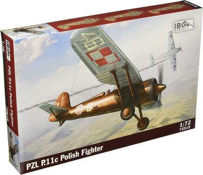 IBG Scale Polish Air Force PZL Fighter Plastic Model Kit PB72519 1/72 P.11c Gull-Wing