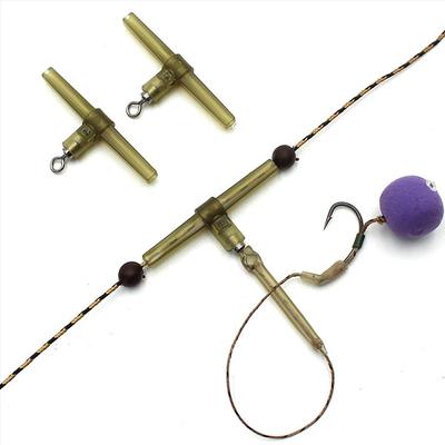 Krętliki Anti Tangle Sleeves Zestaw akcesoriów do wędkowania karpiowego Boczne zakręty z obrotowym śmigłowcem