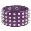DIEZI Punk Vintage Gothic Goth Men Wrap Bracelet For Women Harajuku Black PU Leather Rivet Charm Bracelet Bangles Jewelry