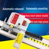 High-Speed Rail-Type Time-Lapse Fabric Cutter with LCD Counter and Auto-Sharpening