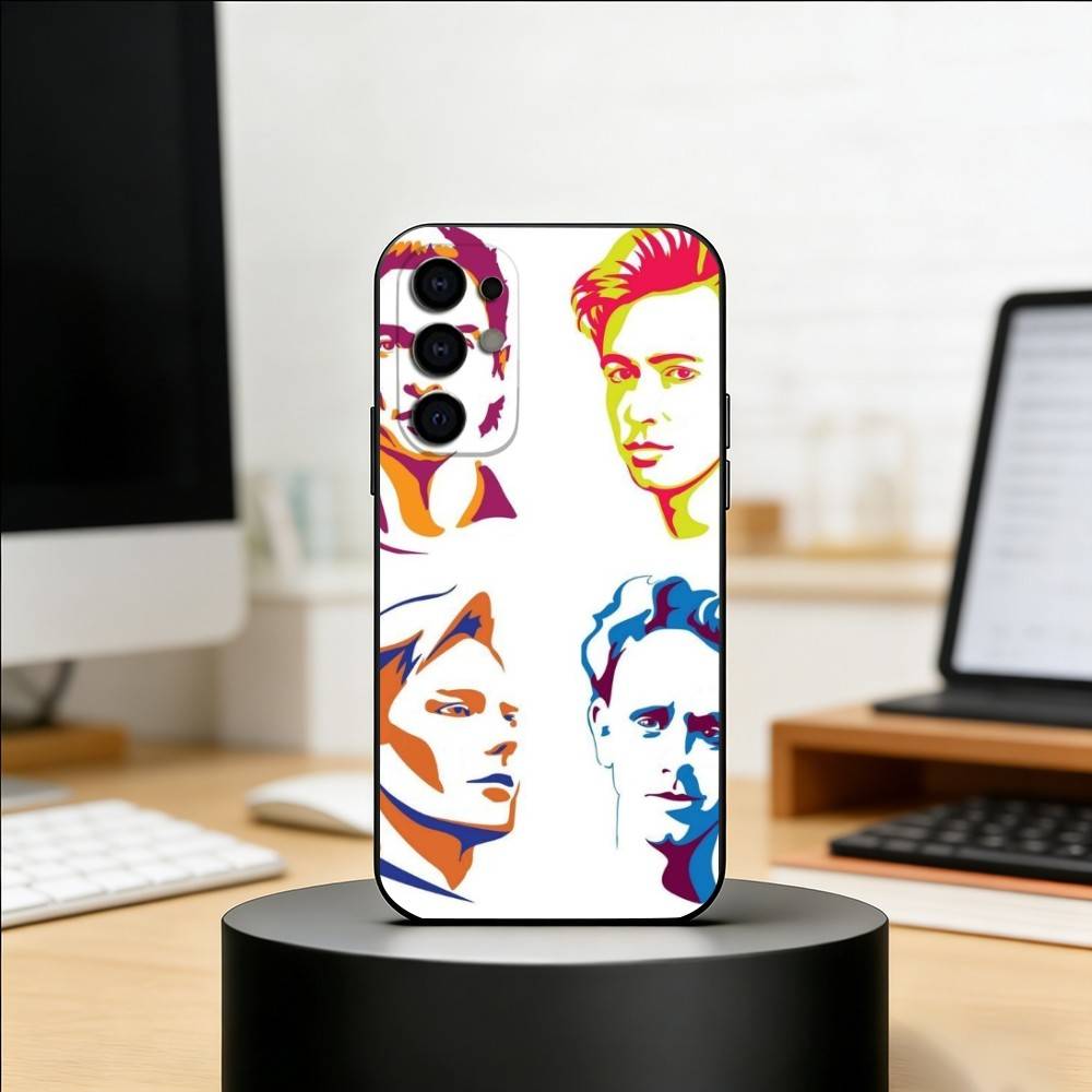 D-Depeche Mode Band Phone Case For Samsung S25,S24,S21,S22,S23,S30,Ultra,S20,Plus,Fe,Soft Silicone Black Cover