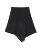 Milo Woman Ribbed Button Mini Skirt [Black]