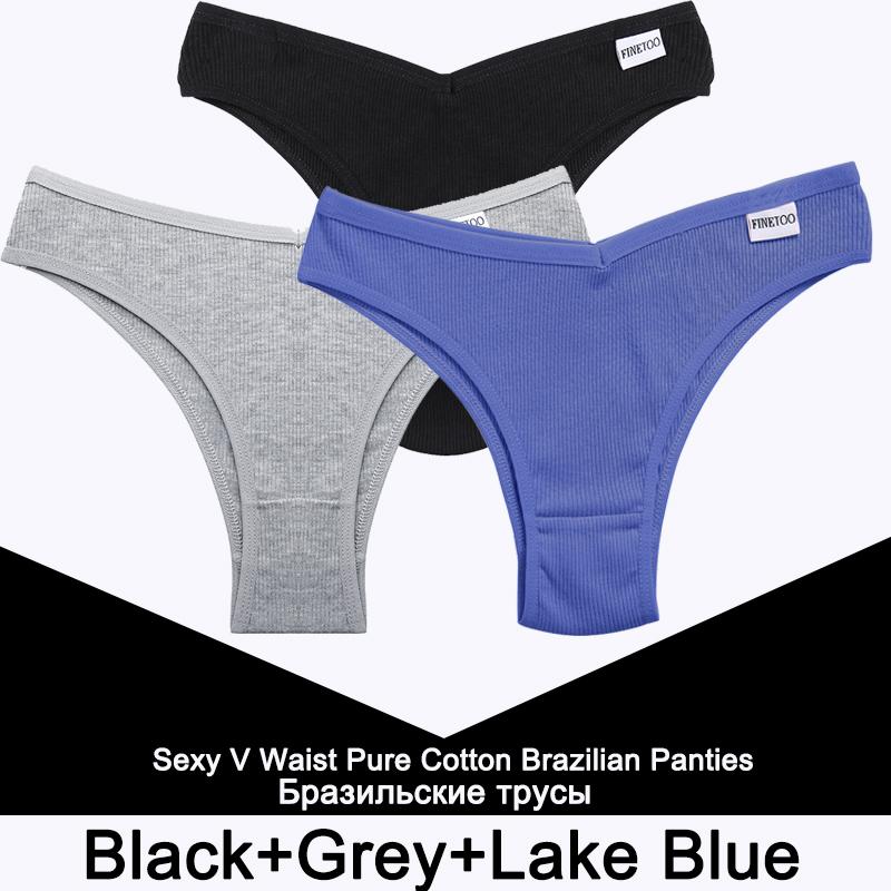 3 Stück/Set Slips Damen Baumwolle Dessous Damen Tanga Sexy Unterwäsche Hüfttief Unterhose Bikini Brazilian Briefs