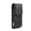 Men's Leather Vertical Belt Phone Case with Magnetic Closure for 6.1-6.7 Inch Devices - Ideal for Seniors