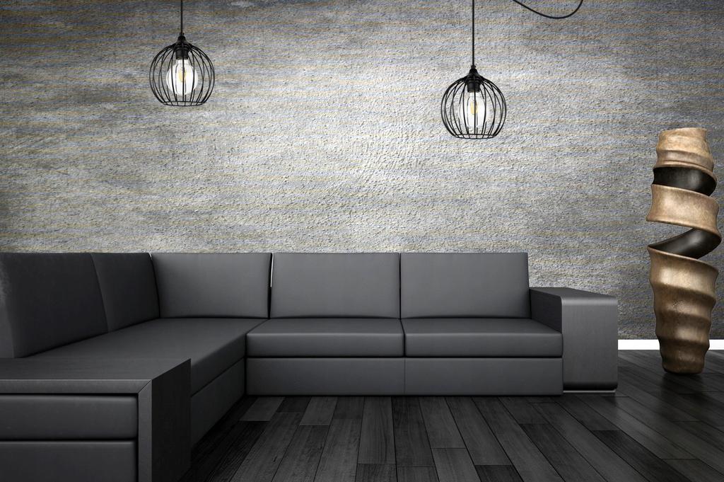 MODERN SPIDER HANGING LAMP, WIRE CEILING