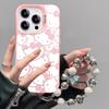 Pink Hello Kitty Pearl Chain Phone Case For Xiaomi Redmi Note 15 Pro 5G 15C 15 14C 13C 12C Note 14 13 12 Pro Plus 5G Hard Cover