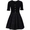 Veromoda Women's V-Neck Knit Tiered Mini Dress