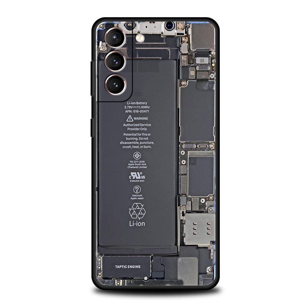 Main Circuit Board Pattern Phone Case Cover for Samsung Galaxy S26 S25 S24 S23 S22 S20 S21 FE Ultra S25 Edge Plus Soft TPU Shell