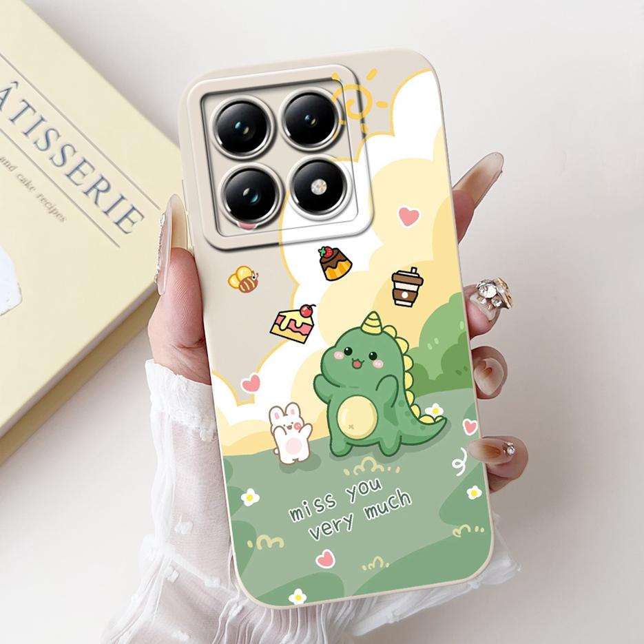 Für Xiaomi Mi 14T Pro Hülle Einzigartige Bonbon-Lackierte Abdeckung Stoßfeste Handyhülle Für Xiaomi 14T Pro Mi14T 5G Weiche Hüllen Hülle Stoßfänger