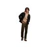 GAP Solid Color Single Breasted Work Jacket Men jackets Black 769911
