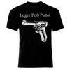 Luger P08 Pistol Handgun T-Shirt. Summer Cotton Short Sleeve O-Neck Mens T Shirt S-3XL