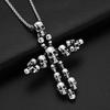 New Retro Cross Skull Pendant Necklace Niche Fashion Men's Necklace