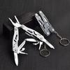 ALMIGHTY EAGLE PC22 Model 11-in-1 Multitool Mini Pocket Folding Stainless Steel Screwdriver Pliers Saw Blade File OEM