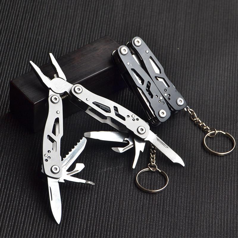 ALMIGHTY EAGLE PC22 Model 11-in-1 Multitool Mini Pocket Folding Stainless Steel Screwdriver Pliers Saw Blade File OEM