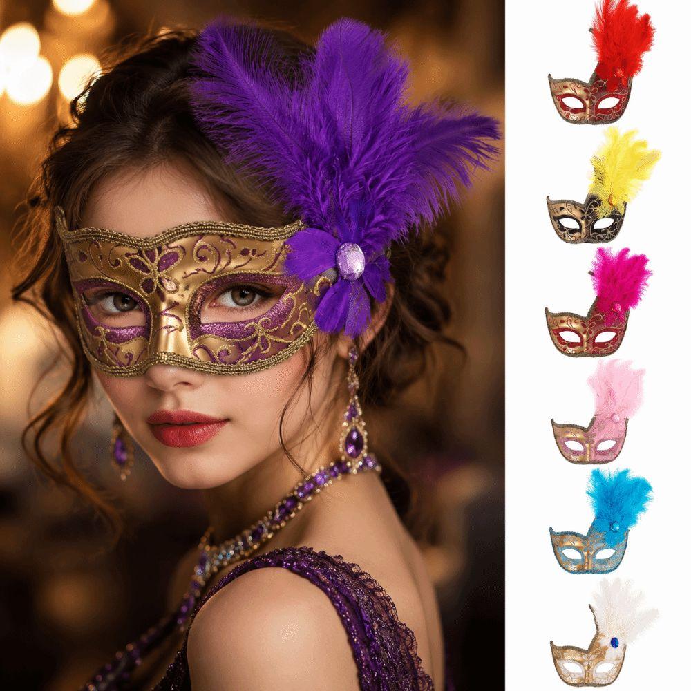 Vintage Half Face Mask Lace Edge Princess Mask Creative Masquerade Party Mask Women