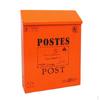 Style Creative Galvanized Iron Newspaper Holder Box With Lock