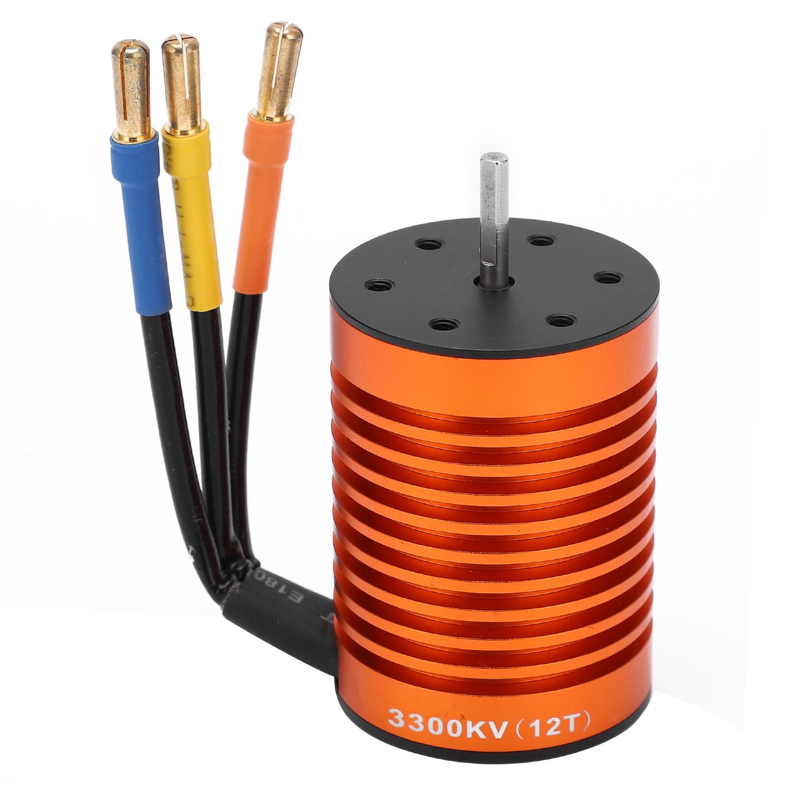 

Водонепроникний безщітковий двигун F540 з алюмінієвим сплавом, підходить для автомобіля 110 RC 3300KV 820W