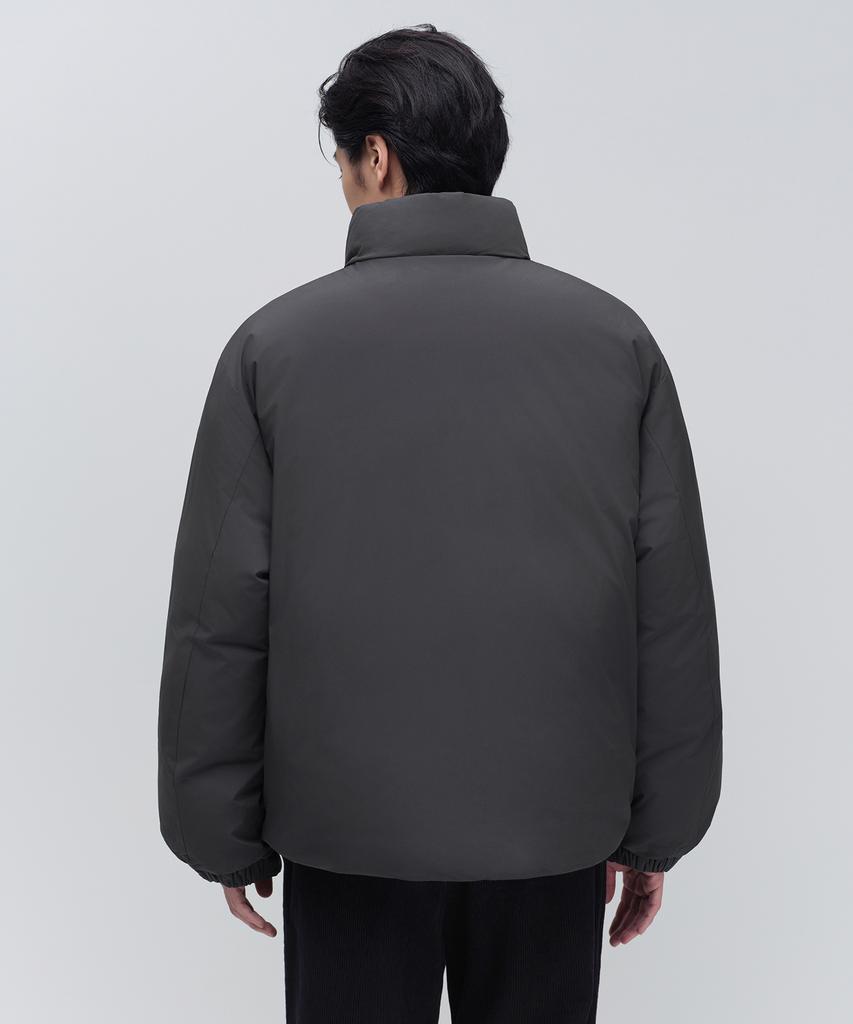 Musinsa Standard Daily Puffer Minimal Short Padded Jacket [Dim Gray]