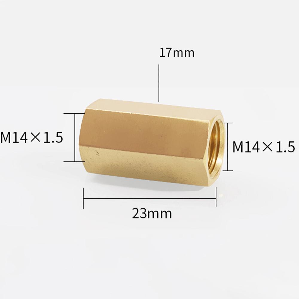 M3  M4 M5 M6 M8 M10 M12 M14 M22 Metric Female Brass Hex Rod Coupler Pipe Fitting Connector Adapter Water Gas Oil