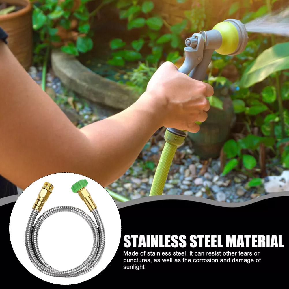 Stainless Steel Braided Hose Hot And Cold Water Pipe Faucet Toilet Garden Connection Pipe Connection Water J2N0