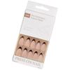 Medium Almond French Tip Press On Nails 30Pcs Acrylic False Nails Kit Stick On Nail Holiday Nail Decorations