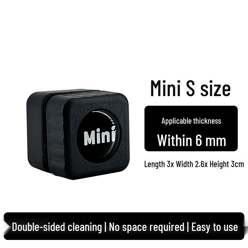 Mini Magnetic Fish Tank Cleaner - Compact Glass Wiper & Algae Remover
