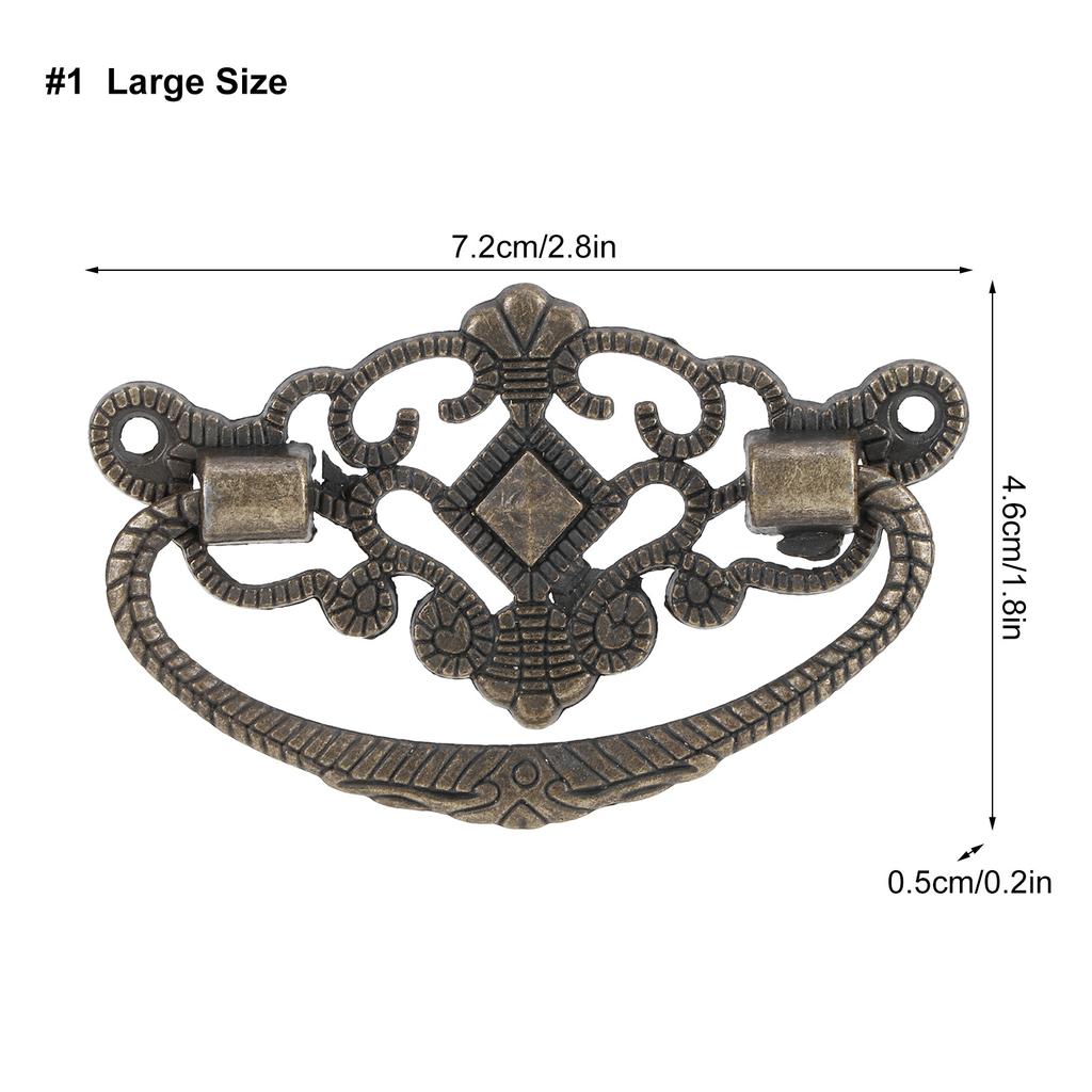 15 Sets Antique Handle Kitchen Cabinet Drawer Handle Pulls Zinc Alloy Cupboard Hardware Fitting