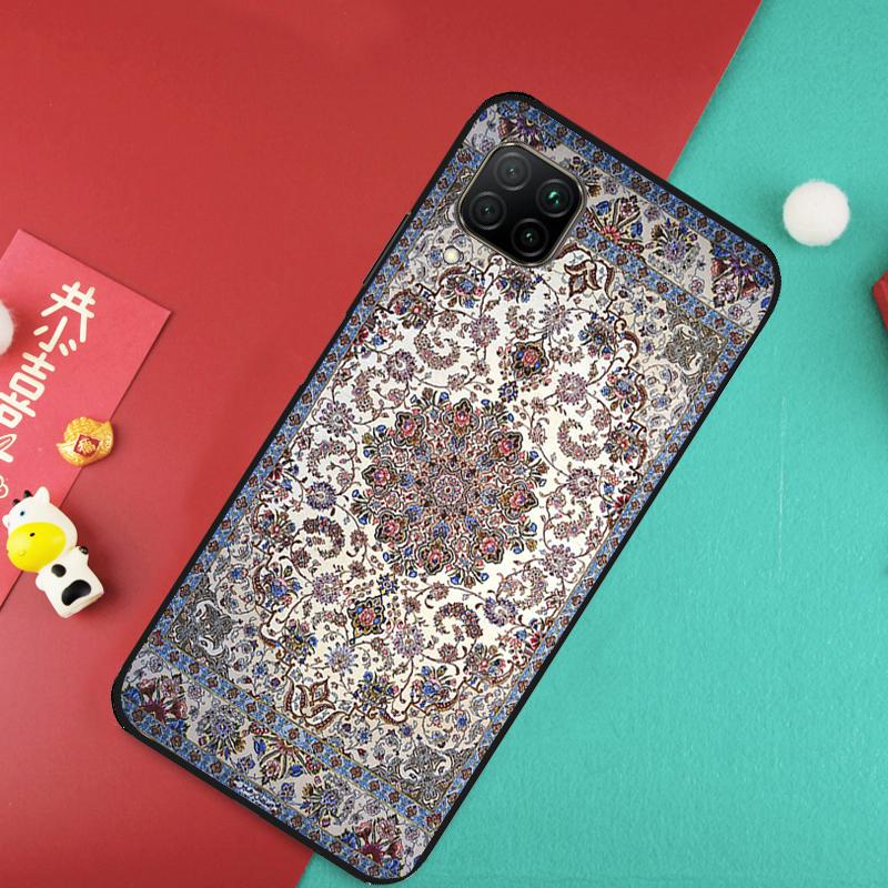 

Persian carpet Floral pattern Case For Huawei Nova 11 Pro 3i 7i 8i 11i Y60 Y70 Y90 Y61 Y91 9 10 SE P20 P40 P30 Lite Cover Huawei P30 Pro