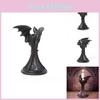 Halloween Bat Candle Holder Gothic Resin Art Home Decor Perfect For Spooky Decorations