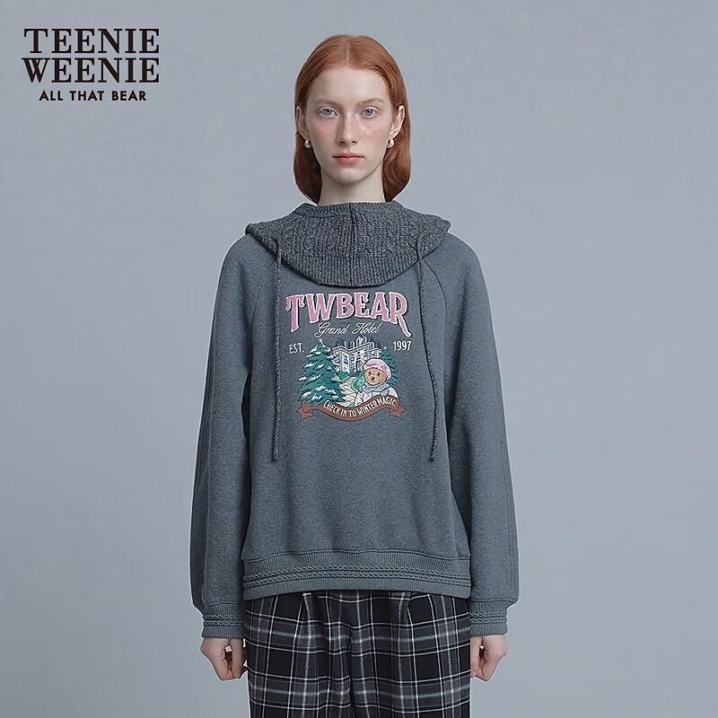 Teenie Weenie Women s Bear Letter Sweatshirt L