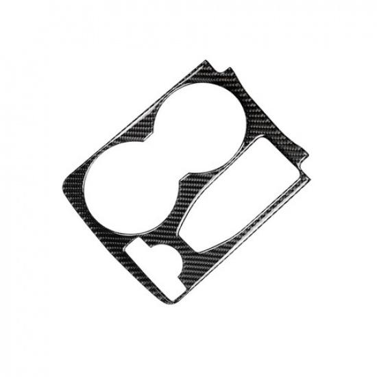 Water Cup Carbon Fiber Holder Panel cover For Mercedes-Benz GLK 2008-2015 W