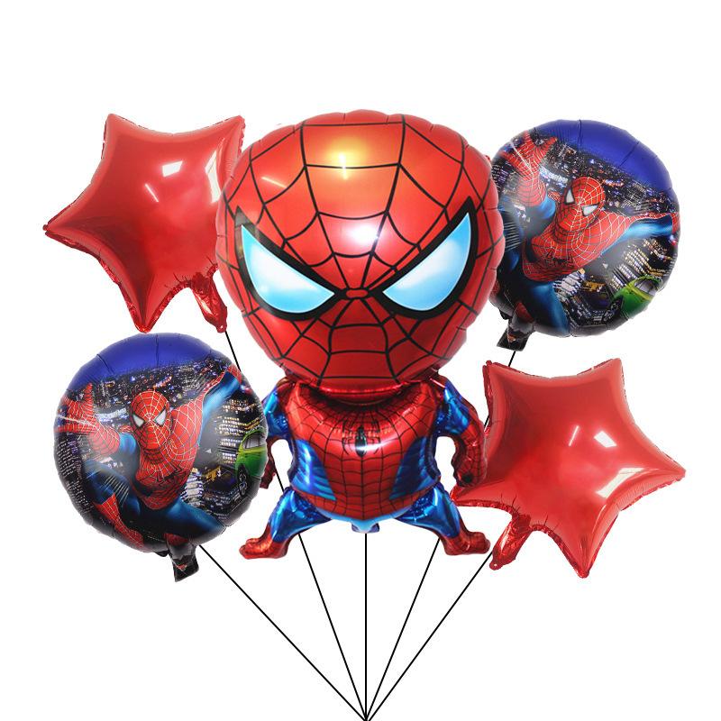 

Игра Серия Мстители Марвел Железный Человек Человек-паук Костюм из алюминиевой фольги Шары Украшение для вечеринки Balloon Bundle 5