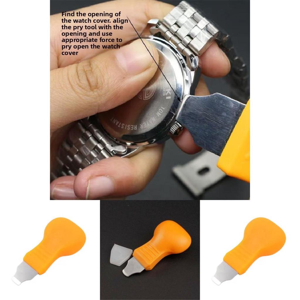 Watch Case Opening Tools With Alloy Steel Pry Bars For Diy Repair And Adjustment