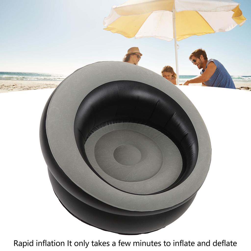 Inflatable Couch Flocking   Sofa Simple Inflatable Ch  for Living Room Bedroom Reading Room   Balcony Travel