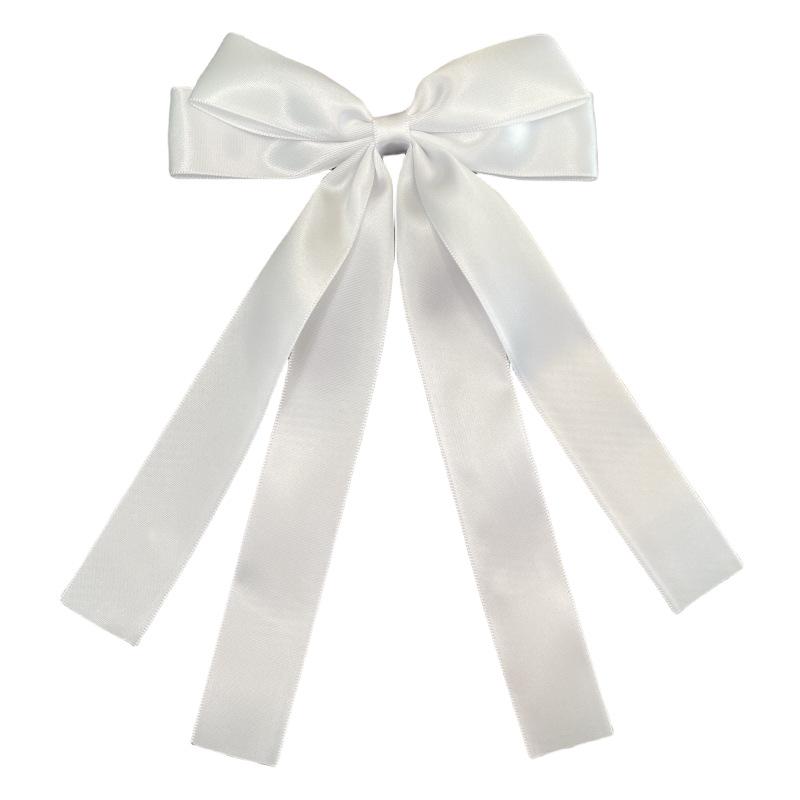 Euro-Korean Double Bow Ribbon Hair Clip - Versatile, Elegant Princess Headwear