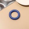 3pcs/lot Elastic Hair Band Multicolor Elastic Hair Bands Blue Spiral Hair Tie High Elasticity Telephone Wire Hair Accessories
