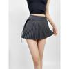 Za2024 Summer New Product Women's Clothes High Waist Figure Flattering Culotte A- Line Skirt Double-Layer Pleated Bows Pleated Skirt
