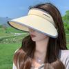 Womens Double Layer Ice Silk Sun Hat With Wide Brim Summer Uv Protection Fashion