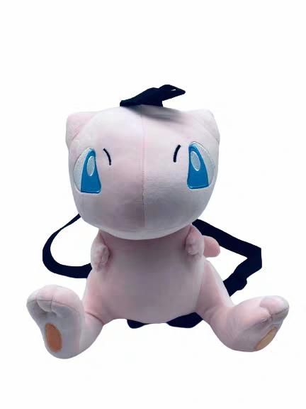New Arrival Plush Backpack Anime Gengar Charizard Piplup Eevee Mimikyu Soft Stuffed Schoolbag Shoulder Bag Kawaii Toys
