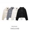 Kaslead New Arrival Women's Clothing Fashion Style Fashion Minimalist Bead Leather Short Jacket 3046288