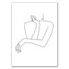 Nordic Minimalist Figures Line Art Sexy Woman Wall Canvas Painting Girls Drawing Posters And Prints Decor For Living Room HD0095