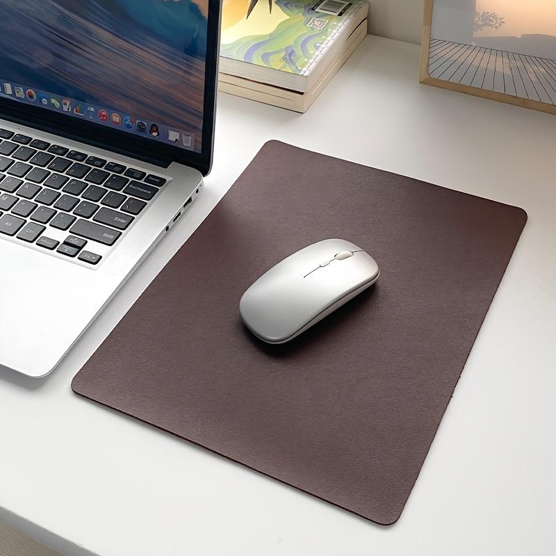 Faux Leather Mouse Pad Solid Color Simple Fashion Office Mouse Pad Home Office Student