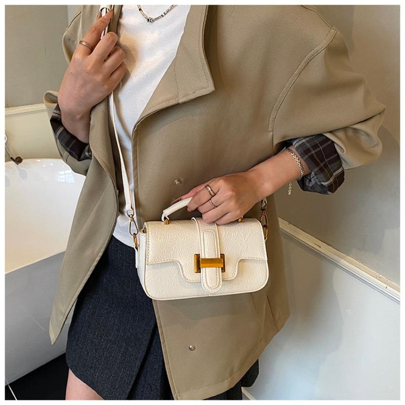 Retro Portable Small Square Bag Women's New Versatile Commuter Bag High-end Shoulder Messenger Bag
