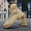 High Top Boots for Men Fashion Camouflage Design Ankle Boots Breathable High Top Canvas Boot Lace-Up Non-Slip Men Platform Boots