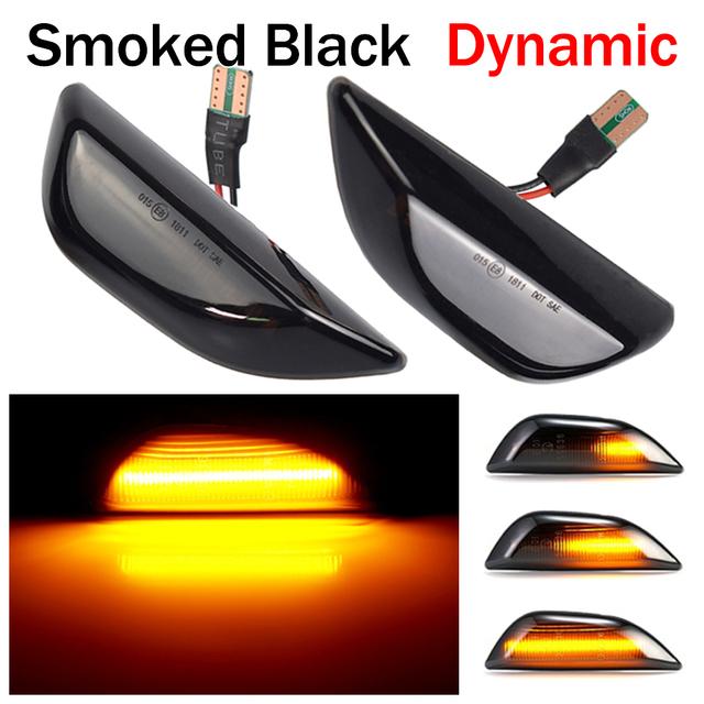 Sequential Flashing LED Turn Signal Side Marker Light Dynamic Blinker For Opel Mokka X Chevrolet Trax Buick Encore 2013-